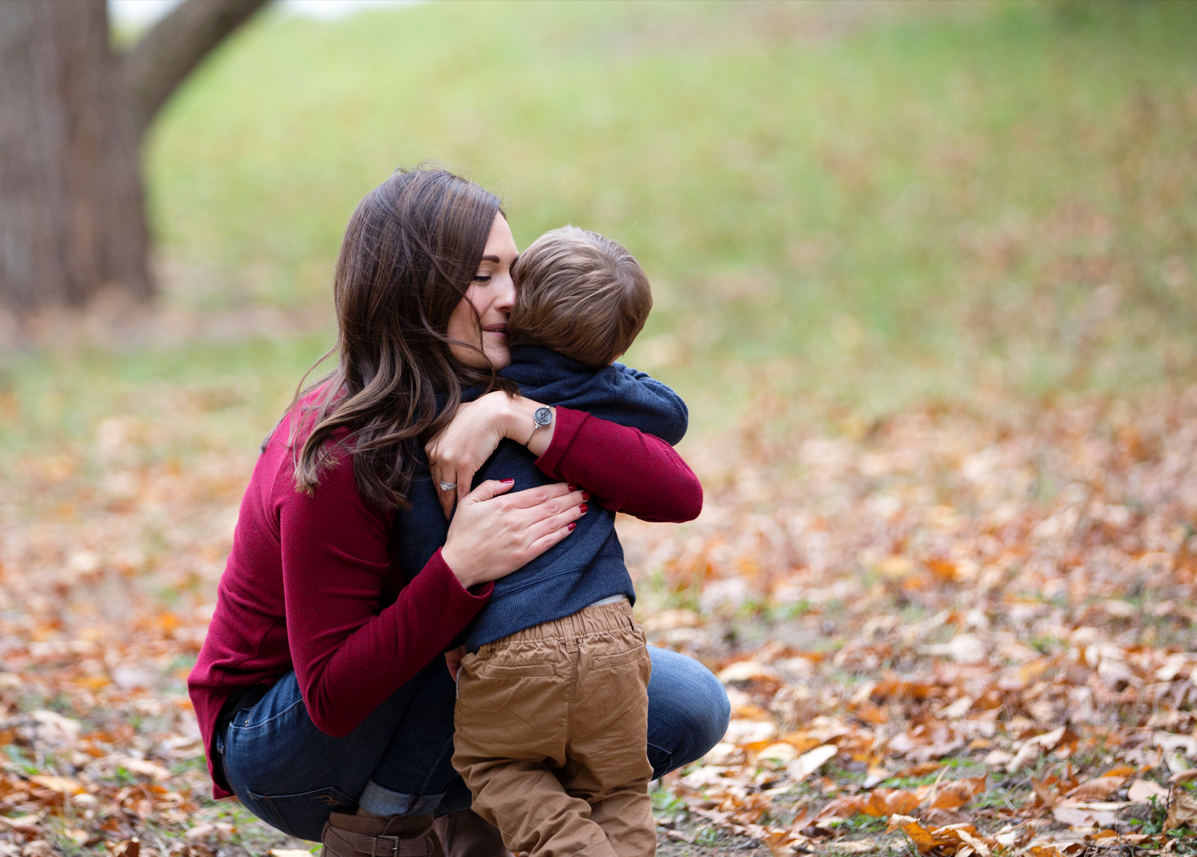 howell michigan fall portraits children 6