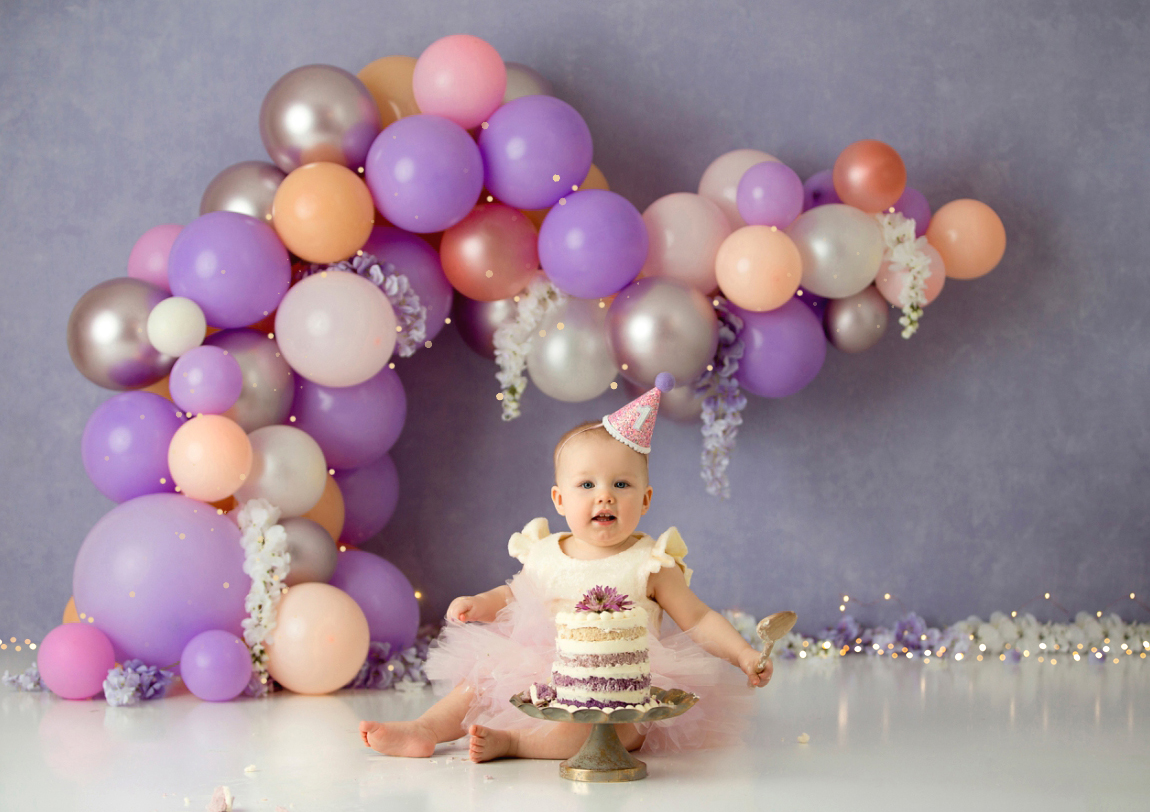 howell michigan cake smash portrait one year girl custom premier 2022