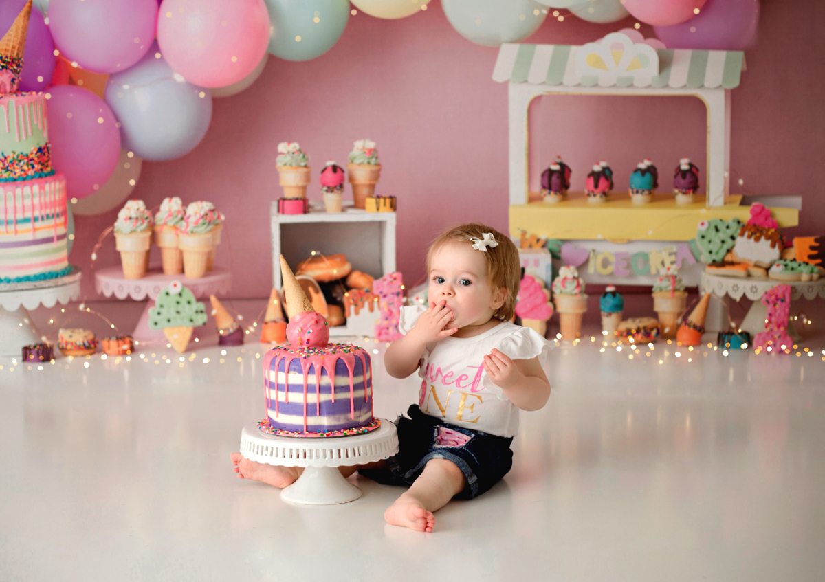 ice cream cake smash photographer brighton michigan hartland howell south lyon milford adelee
