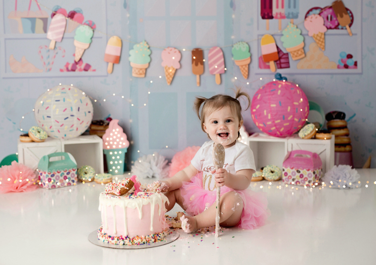 metro detroit cake smash photographer lansing brighton michigan howell zoey 2
