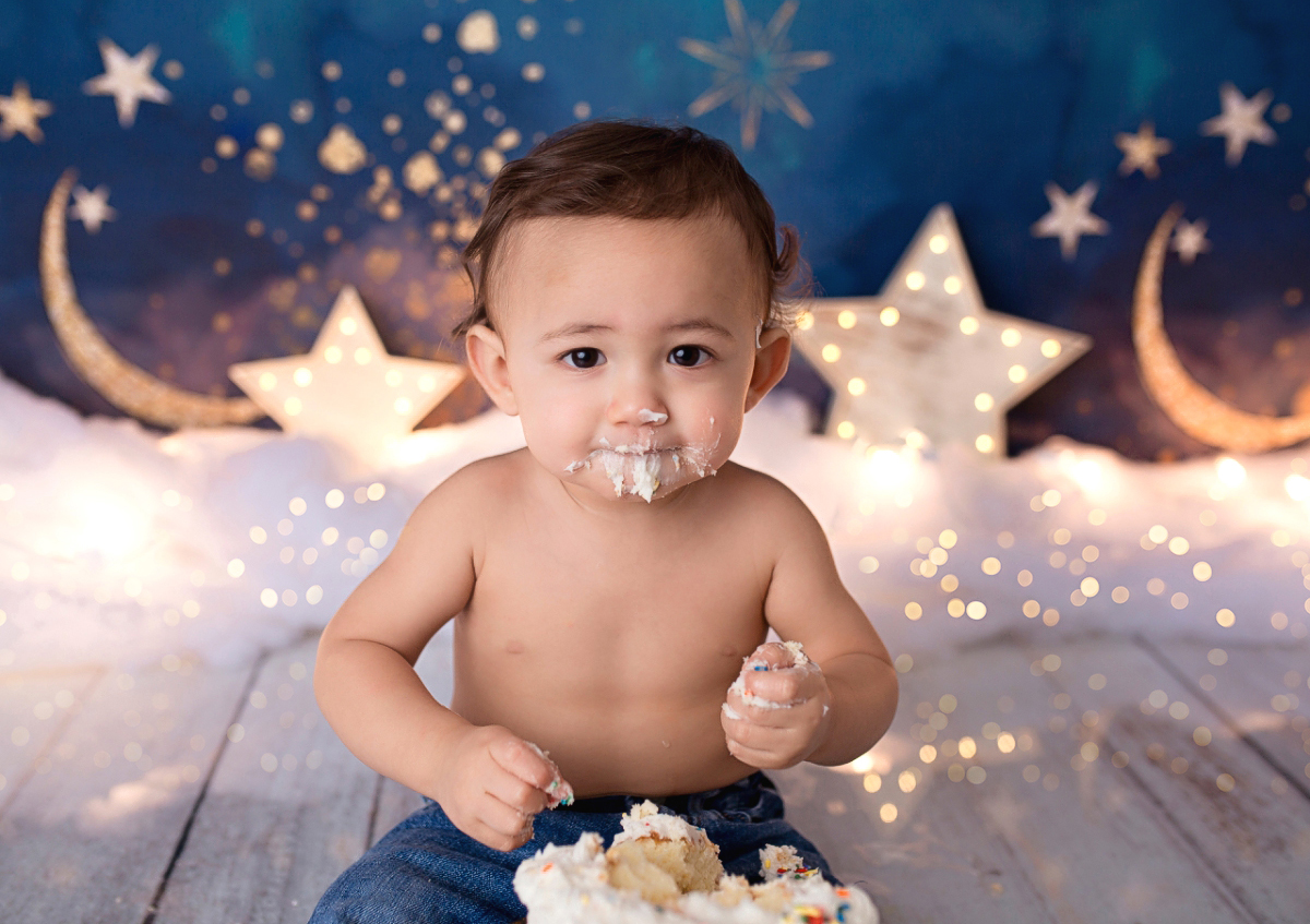 twinkle twinle little star michigan cake smash photographer howell brighton ann arbor archie